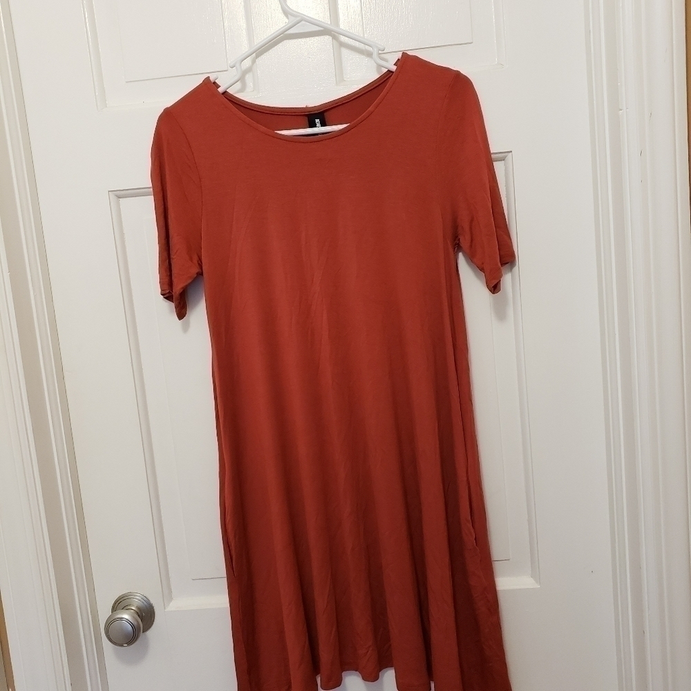NWT Agnes & Dora Terrecotta Swing Tunic Size XS (936) - Picture 9 of 11